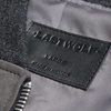 Black Elk Bomber Suede Jacket - Grey