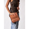 Leather Messenger Heritage Brown Camden Collection