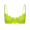 Frisson Lace Demi Bra Acid Green