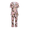 Tulip Blossom Print Pyjama Set