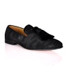 Alberto Abstract Jacquard Loafers - Black