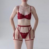 Frisson Scoop Demi Bra Bloodstone