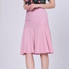 Wide Ruffle Skirt - Pink