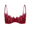 Frisson Scoop Demi Bra Bloodstone