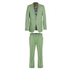 Hugo Linen Single Breasted Suit - Green