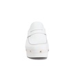 Lyrac Recycled Leather Platform Clogs In White