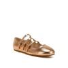 Macarina Triple Strap Mary Jane Sandals In Rose Gold