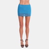 Mesha Rhinestone Mini Skirt - Blue