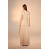 Purley Jersey Long Dress In Cuban Sand