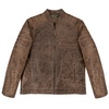 Death Valley Racer Leather Jacket- Brown