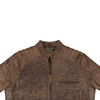 Death Valley Racer Leather Jacket- Brown