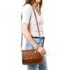 Leather Crossbody Cuoio Brown