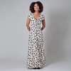 Sophia Maxi Dress In Monochrome Print