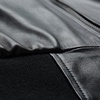 Black Elk Bomber Leather Jacket - Black