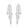 Nyx Stars & Moon Earrings- Silver