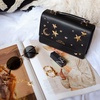 Nova Star Studded Handbag - Black & Gold