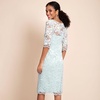 Lila Lace Dress In Mint Silver Green