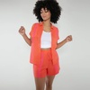 Polly Blouse In Orange Mix