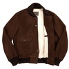 Voyageurs Bomber Suede Jacket-Hazelnut