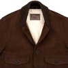 Voyageurs Bomber Suede Jacket-Hazelnut