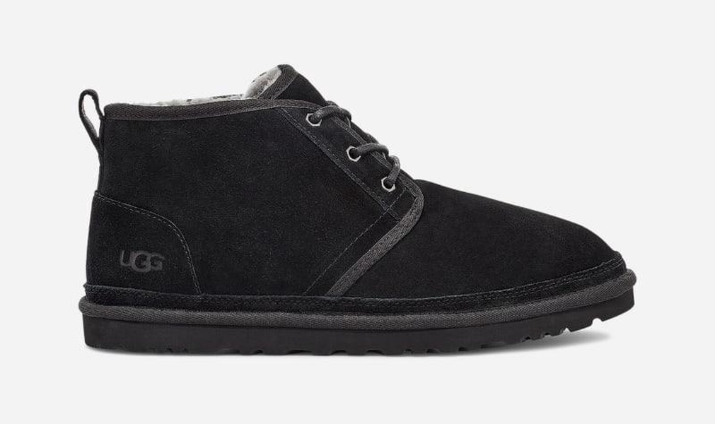 Neumel Lace Up Shoes In Black Suede