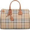 Burberry Vintage Check Pattern Medium Bowling Bag