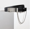 roni chain belt in black