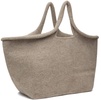 Taupe Knit Market Tote