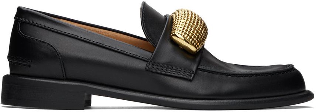 Black Popcorn Loafers