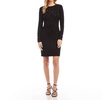 sparkle sheath dress in black