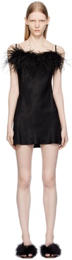 Black Boheme Slip Minidress