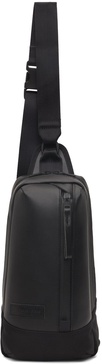 Black Slick Leather Bag