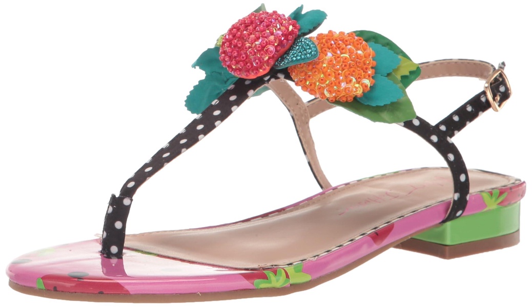 Betsey Johnson Women's Juice Flat Sandal