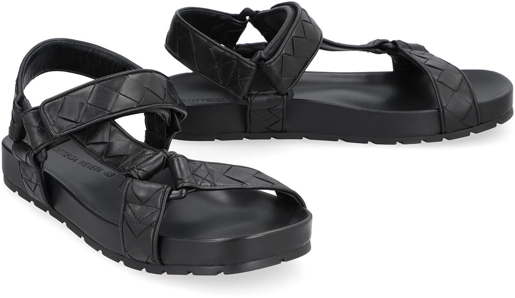 Bottega Veneta Trip Leather Sandals