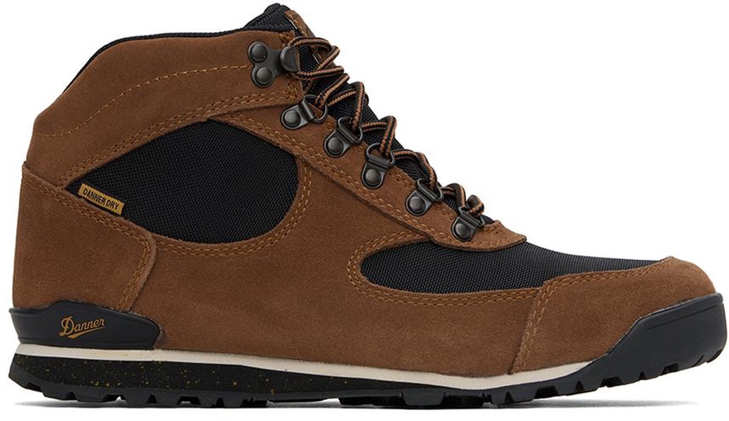 Brown & Black Jag Boots