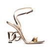 Keira Sandals In Gold Color Mirror Leather