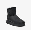 gen-ff mini double-faced shearling boots in all black