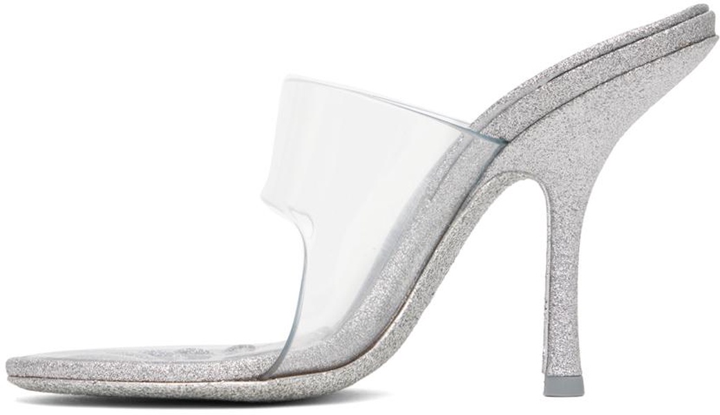 Silver Nudie 105 Heeled Sandals