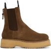 Brown Single Stack Chelsea Boots