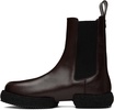 Brown Platform Chelsea Boots