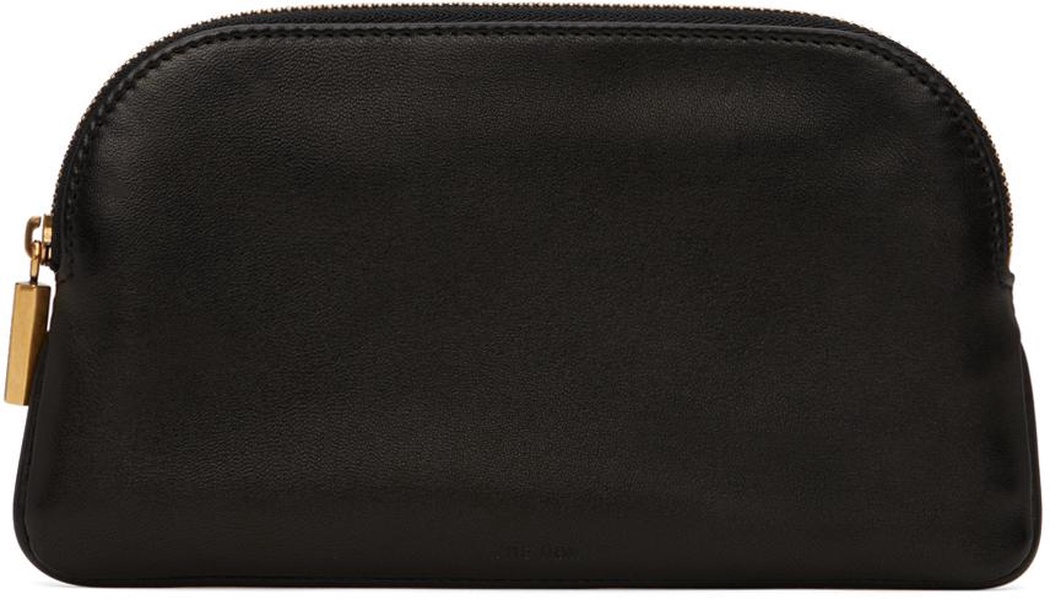 Black EW Circle Pouch