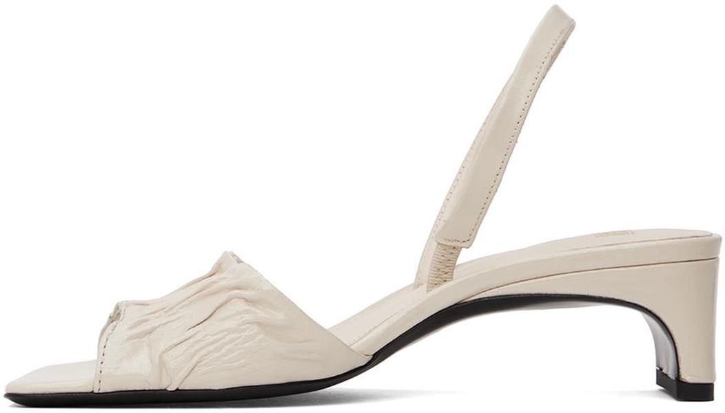 Off-White 'The Gathered Scoop' Heeled Sandals