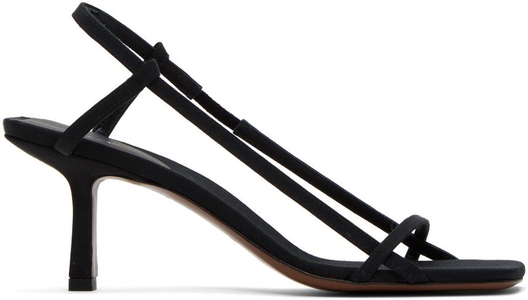 Black Merga Heeled Sandals