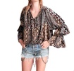 punk python sophisticated savage top in multi