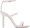 Off-White Rosalind Crystal Heeled Sandals