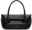 Black Knot Top Handle Bag