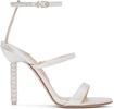 Silver Rosalind Heeled Sandals