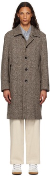 Beige & Brown Rogan Coat