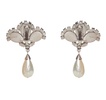 Alessandra Rich Pendant Detailed Clip-On Earrings