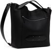 Black Soft 5AC Shopping Tote